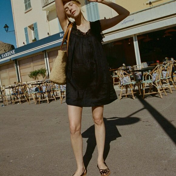 Doen x K. Jacques Peche Sandal in Noir sz 39 - Picture 4 of 12